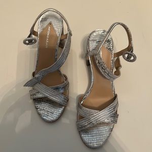 Silver heels